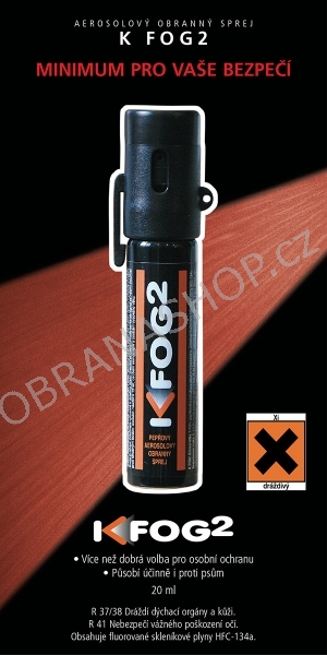 Obranný plyn K-FOG2 aerosol - 20ml
